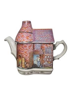 Vintage Sadler The Old Pottery Novelty Teapot  Collectible Ceramic Teapot Englan